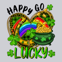 Happy Go Lucky Pot Of Gold And Rainbow Heart Classic Tee | Teevron