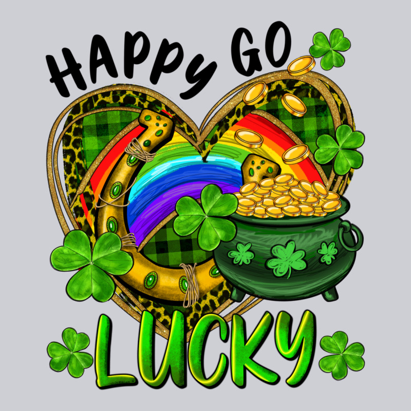 Happy Go Lucky Pot Of Gold And Rainbow Heart Classic Tee by RanaPortraitStore | Teevron