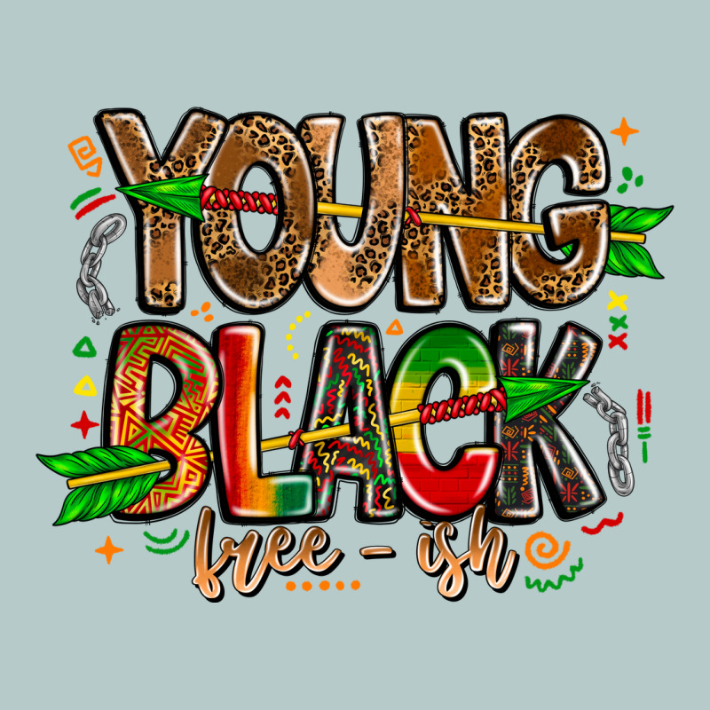 Young Black Free Ish Heavy Core Tee by CowhideDigitalArt | Teevron