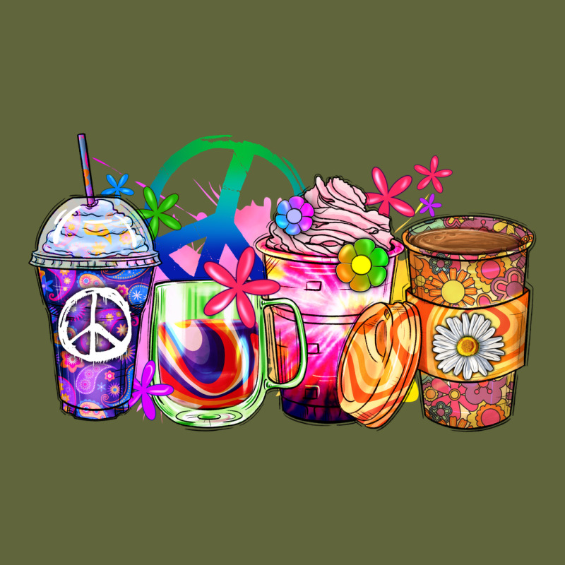 Hippie Coffee Cups Classic Tee by Zillion Design Studio | Teevron