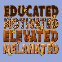 Melanin Educated Motivated Elevated Melanated Classic Tee | Teevron