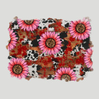 Valentine's Day Sunflowers Leopard Cowhide Background Zipper Hoodie | Teevron