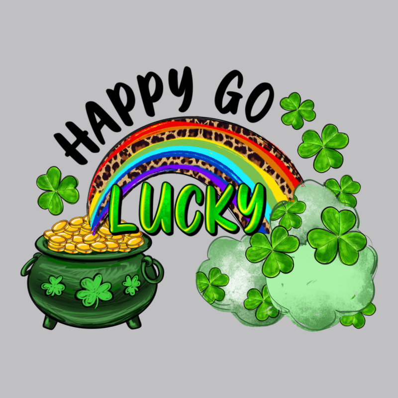Happy Go Lucky Rainbow Shamrocks And Pot Of Gold Classic Tee by RanaPortraitStore | Teevron