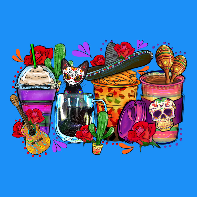 Day Of The Dead Coffee Cups Classic Tee by Zillion Design Studio | Teevron