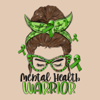 Messy Bun Mental Health Warrior Urban Hoodie | Teevron