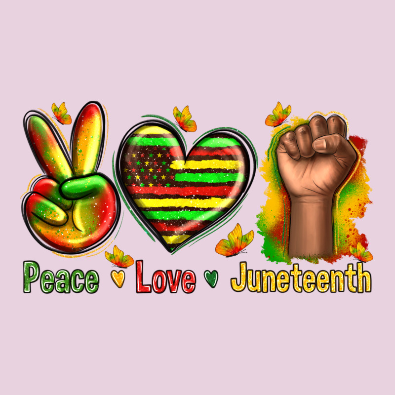 Peace Love Juneteenth Classic Tee by texasbilliewilder | Teevron
