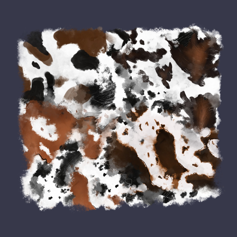 Cowhide Mixed Background Long Sleeve Tee by RanaPortraitStore | Teevron