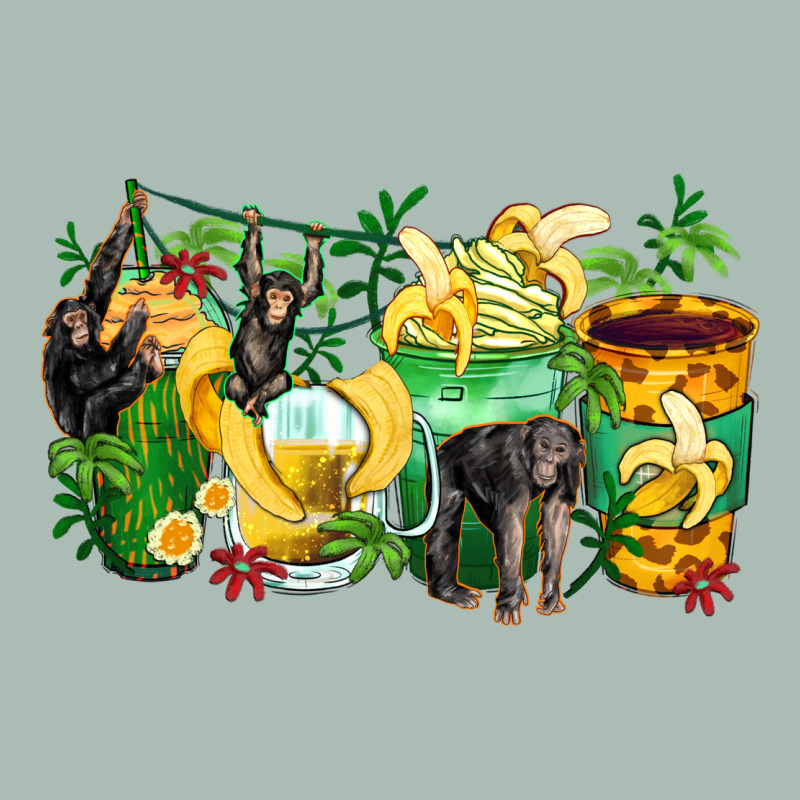 Monkey Coffee Cups Classic Tee by Zillion Design Studio | Teevron