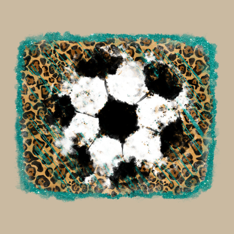 Glitter Soccer Leopard Long Sleeve Tee by RanaPortraitStore | Teevron