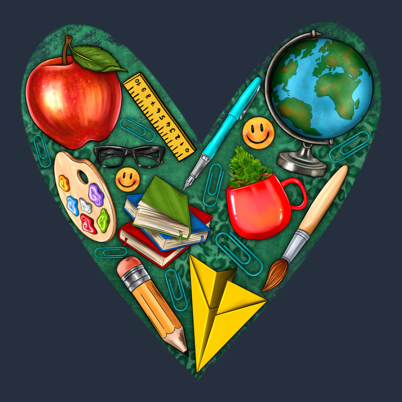 Teacher  Heart Zipper Hoodie by texasbilliewilder | Teevron