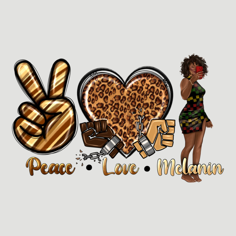 Peace Love Melanin Classic Tee by texasbilliewilder | Teevron