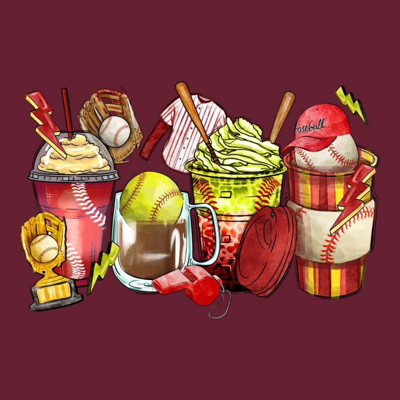 Baseball And Softball Coffee Cups Classic Tee by Zillion Design Studio | Teevron