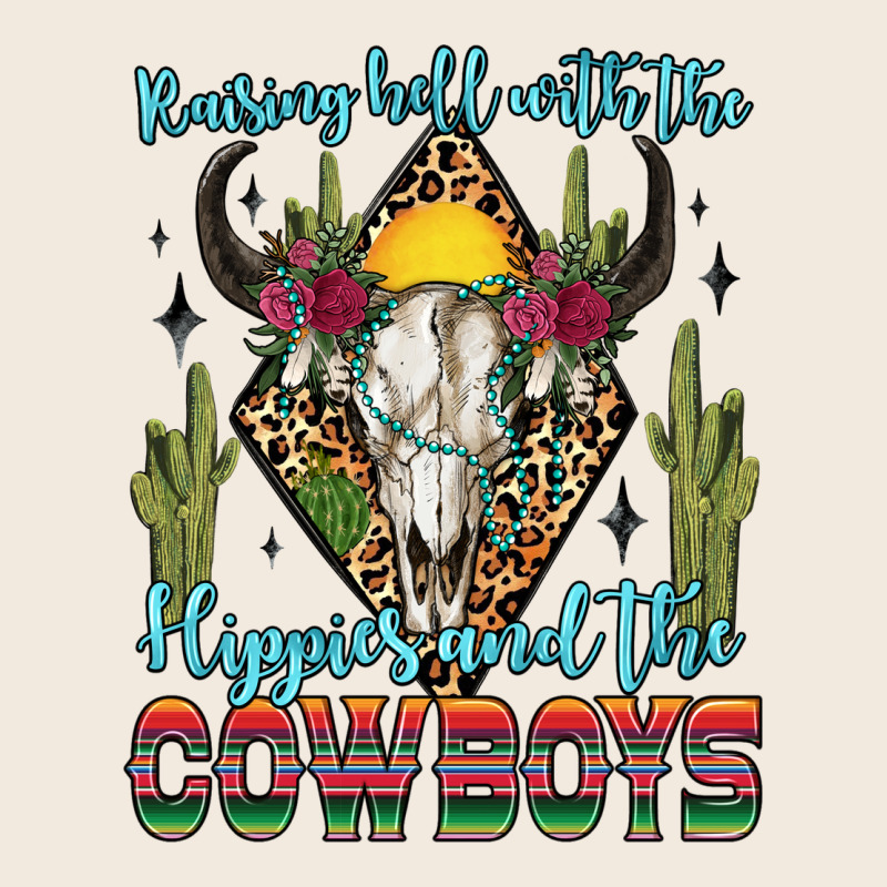 Raising Hell With The Hippies And The Cowboys Zipper Hoodie by Zillion Design Studio | Teevron