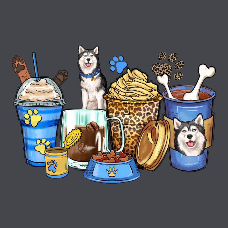 Siberian Husky Coffee Cups Classic Tee by Zillion Design Studio | Teevron