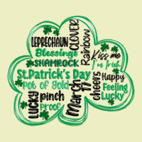 St Patricks Day Shamrock Typography Urban Hoodie | Teevron