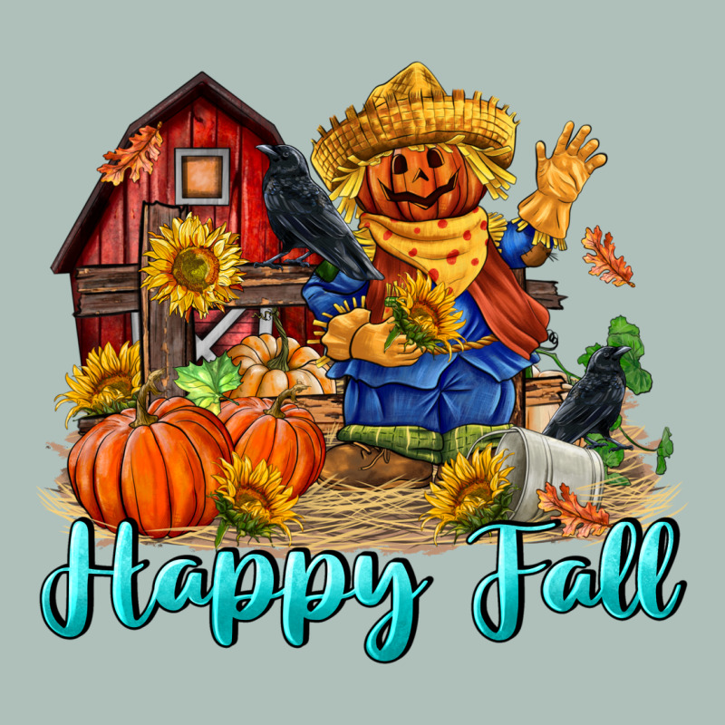 Happy Fall Scarecrow Heavyweight Hoodie by FaDigitalArtStudio | Teevron