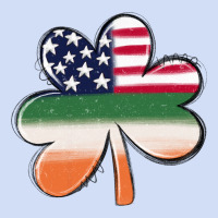 St Patricks Day Shamrock American Flag Urban Hoodie | Teevron