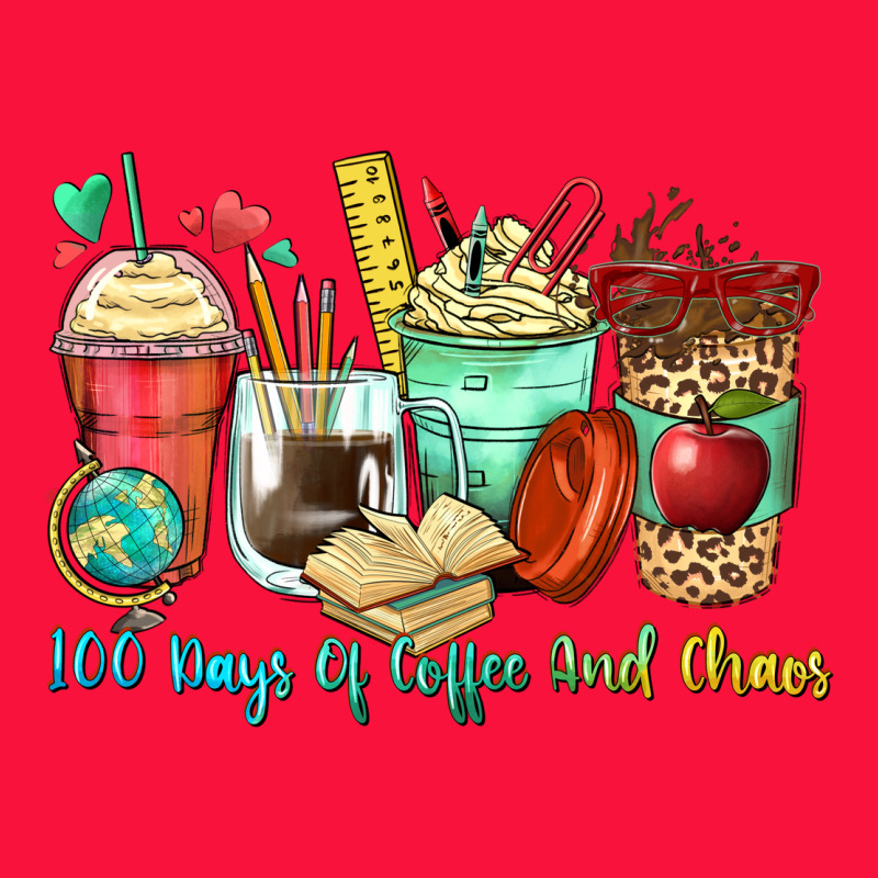 100 Days Of Coffee And Chaos Coffee Cups Classic Tee by Zillion Design Studio | Teevron