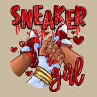 Red Sneaker Girl Afro Woman Long Sleeve Tee | Teevron