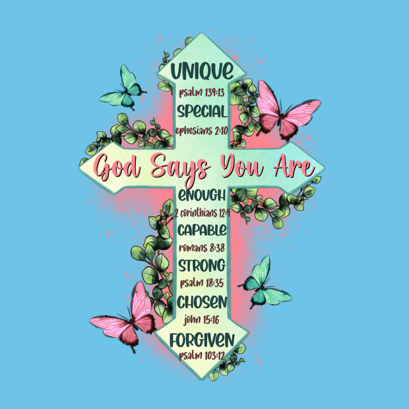God Says You Are Cross Premium Sweatshirt by JahusDesignShop | Teevron