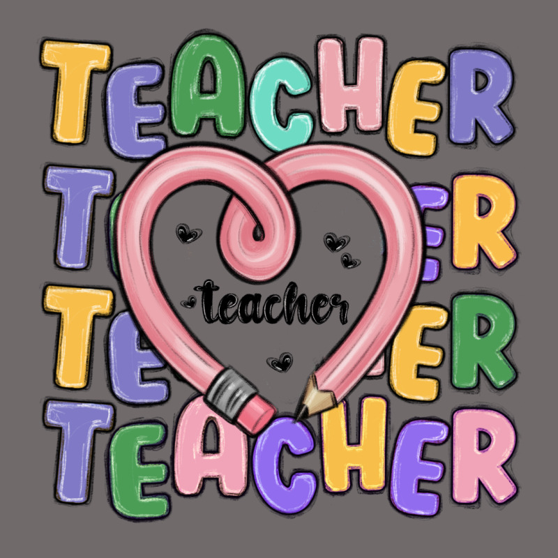 Teacher And Pencil Heart Urban Hoodie by MaliasSmallBusiness | Teevron