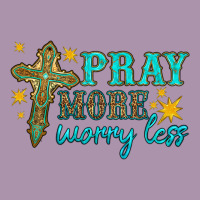 Pray More Worry Less Heavyweight Hoodie | Teevron