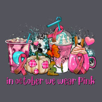 Western Cancer  In October We Wear Pink Coffee Cups With Ribbons Vintage Hoodie | Teevron