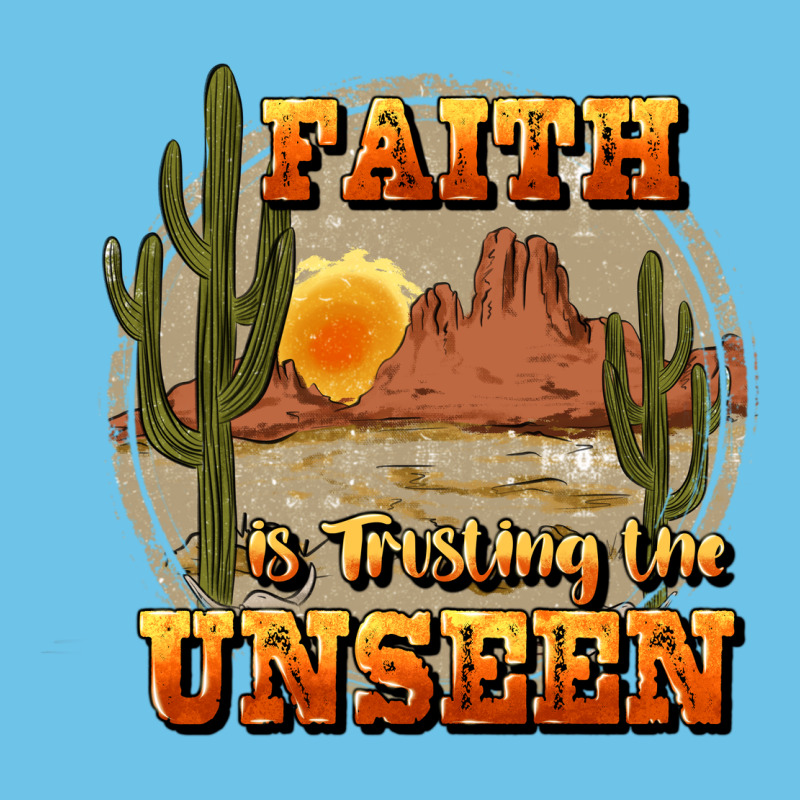 Faith Is Trusting The Unseen Premium Sweatshirt by JahusDesignShop | Teevron