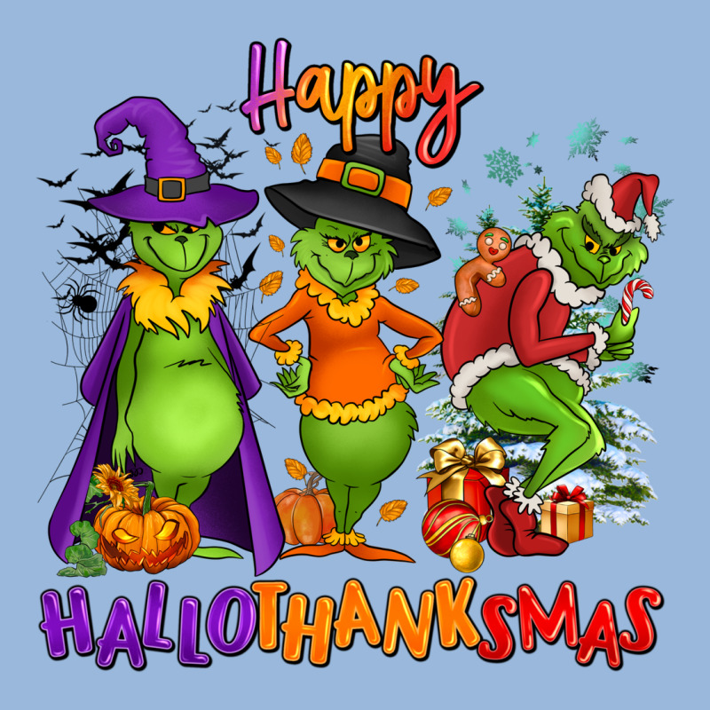 Happy Hallothanksmas Premium Hoodie by NancyCooperArtShop | Teevron