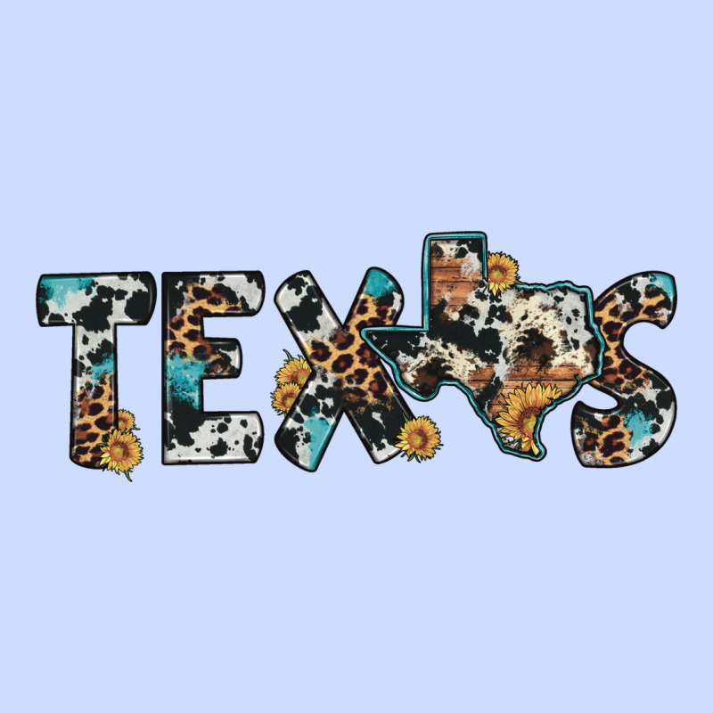 Texas Sunflower Cowhide Leopard Texas Map Urban Heavy Tee by Artiststas | Teevron