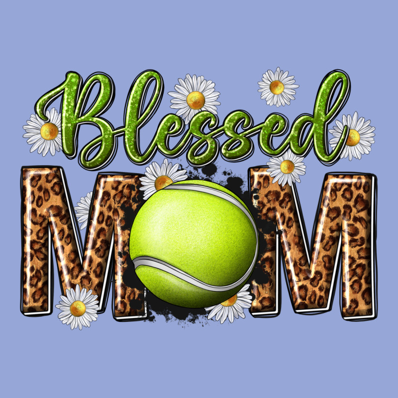 Blessed Mom With Tennis And Daisy Classic Tee by texasbilliewilder | Teevron