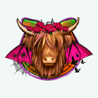 Halloween Highland Cow Horseshoe Premium Hoodie | Teevron