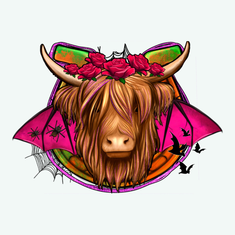 Halloween Highland Cow Horseshoe Premium Hoodie by Jasminsmagicworld | Teevron