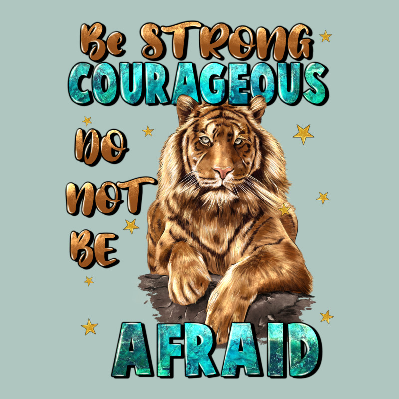 Be Strong And Courageous Premium Sweatshirt by JahusDesignShop | Teevron