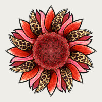 Valentine's Day Sunflower Zipper Hoodie | Teevron