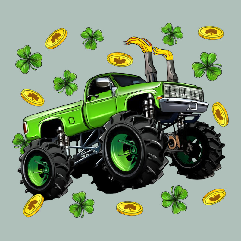Monster Truck St Patricks Day Heavyweight Hoodie by Neo Western | Teevron