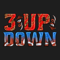 3 Up 3 Down Football Classic Tee | Teevron