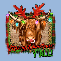 Merry Christmas Y'all Highland Cow Premium Hoodie | Teevron