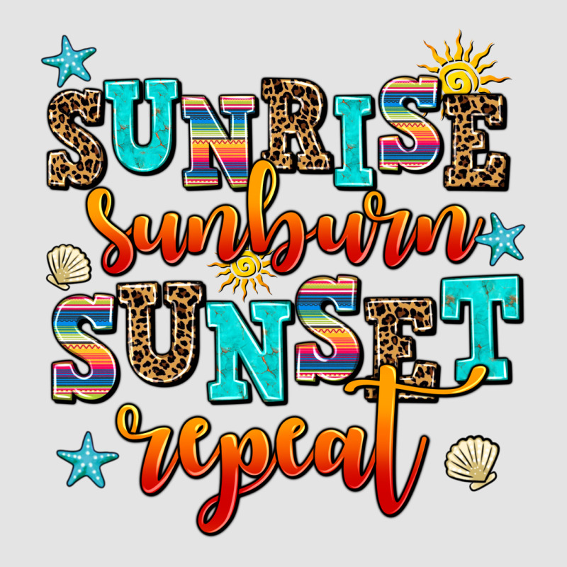 Sunrise Sunburn Sunset Repeat Premium Sweatshirt by AdoDesignShop | Teevron