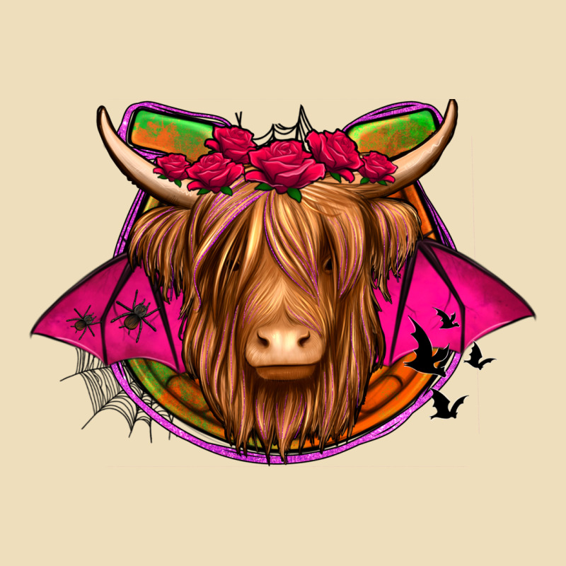 Halloween Highland Cow Horseshoe Premium Hoodie by Jasminsmagicworld | Teevron