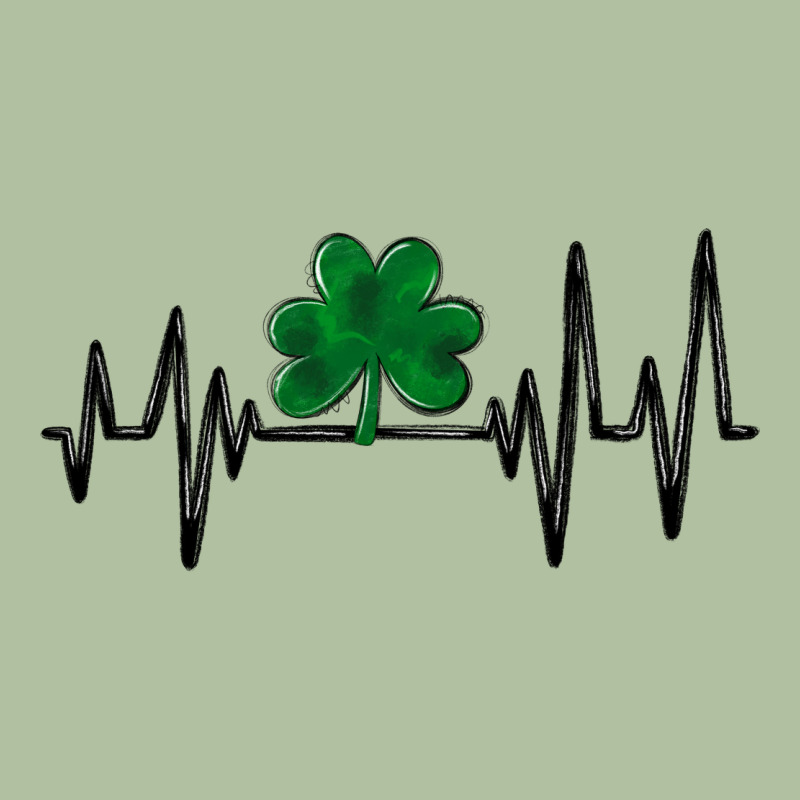 Shamrock Heartbeat Urban Hoodie by MaliasSmallBusiness | Teevron