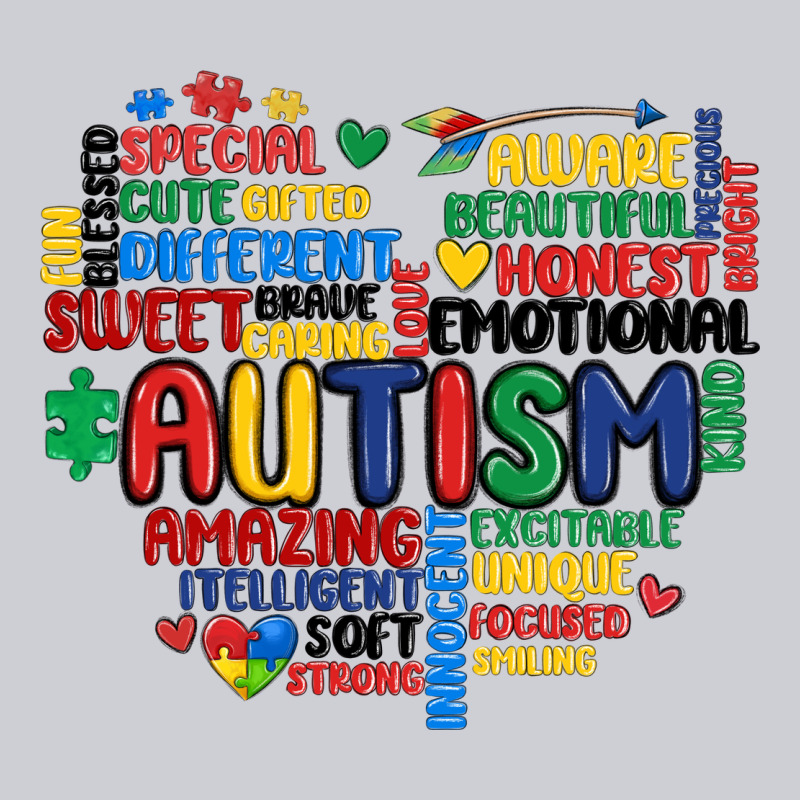 Autism Heart Urban Hoodie by MaliasSmallBusiness | Teevron