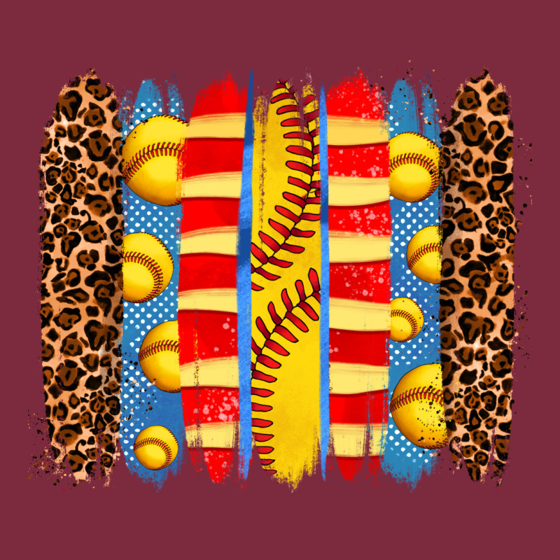 Softball  Brushstrokes Premium Hoodie by AdoDesignShop | Teevron
