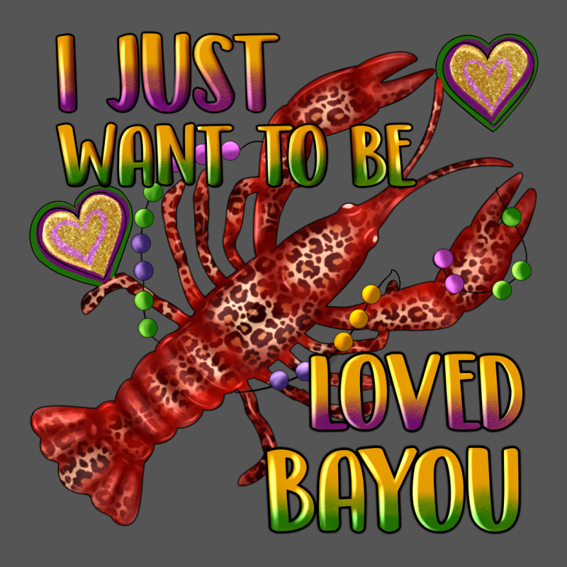 Mardi Gras I Just Want To Be Loved Bayou Crawfish Zipper Hoodie by RanaPortraitStore | Teevron