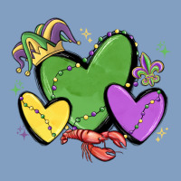 Mardi Gras Hearts Urban Hoodie | Teevron