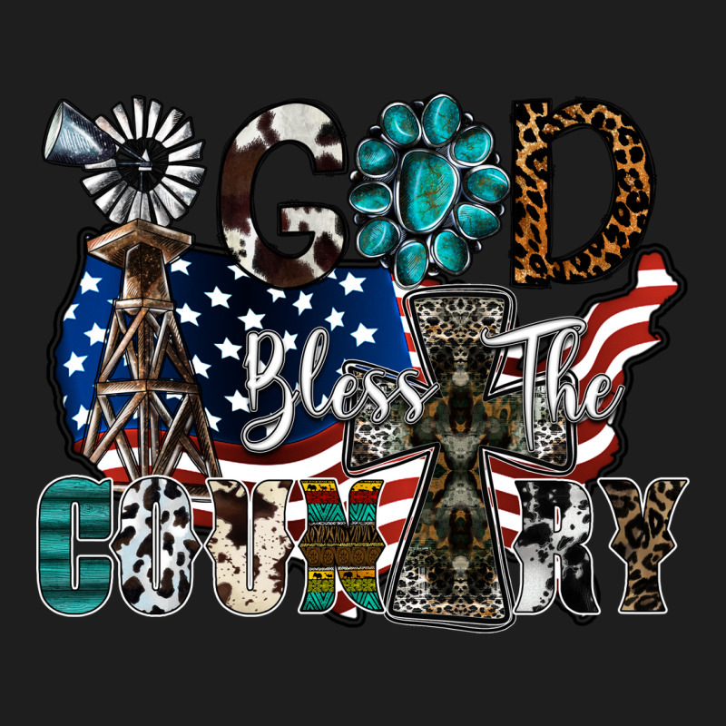 God Bless The Country Heavyweight Hoodie by SublimationCraftShop | Teevron