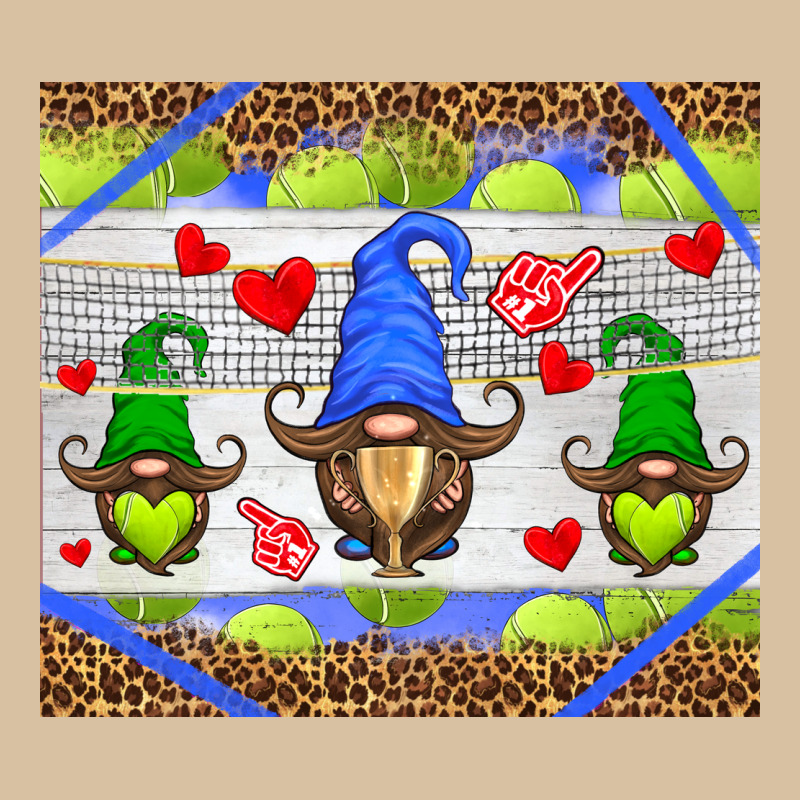 Western Tennis Gnome Heavyweight Hoodie by HRA Design Shop | Teevron
