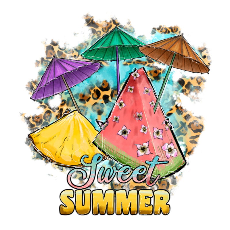 Sweet Summer Watermelon Pineapple Fruits Premium Hoodie by RanaPortraitStore | Teevron