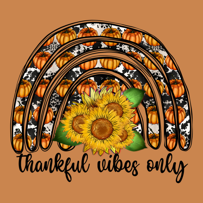 Thankful Vibes Only Heavyweight Hoodie by CowhideDigitalArt | Teevron