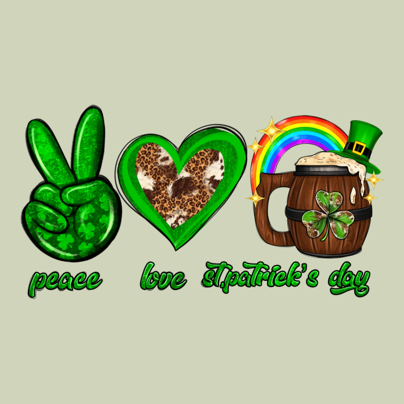 Peace Love Luck St. Patrick's Day Heavyweight Hoodie by Neo Western | Teevron